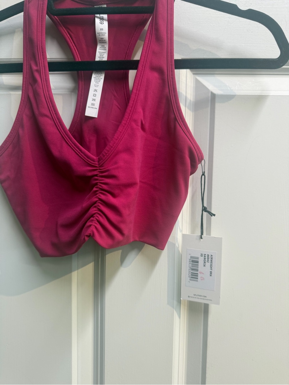 Splits59 airweight bra sangria